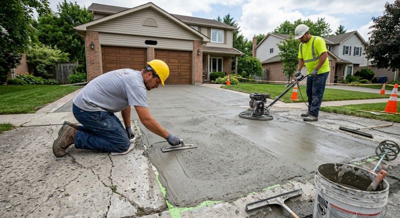 Walkway Resurfacing in West Des Moines, IA